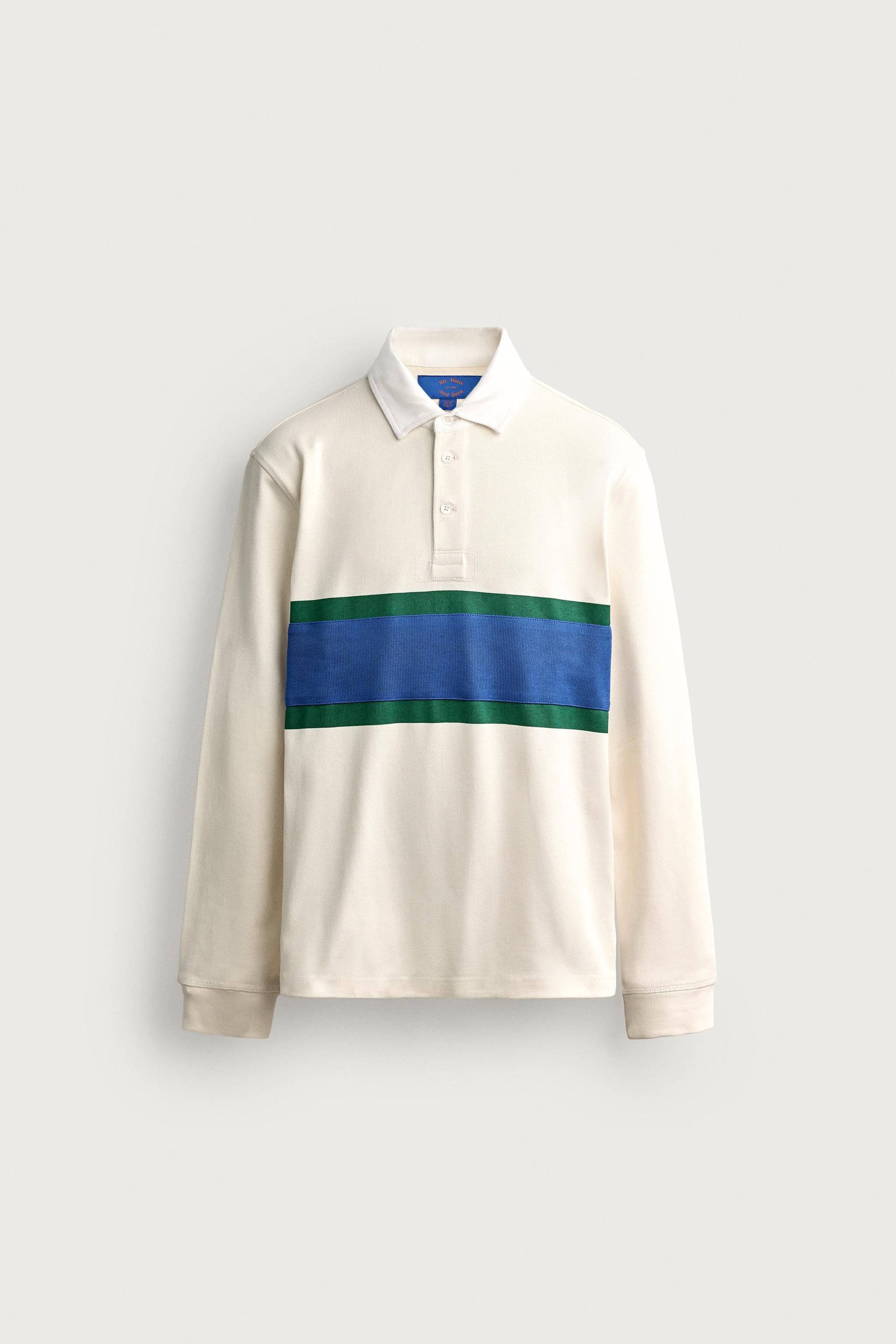 POLO BANDE CONTRASTE 0FR. PARIS X ZARA